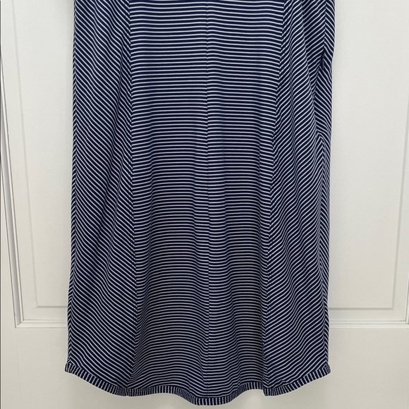 Title Nine Blue and Gray Striped Performance Mini Dress - Size Medium - Picture 12 of 12